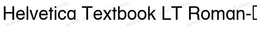 Helvetica Textbook LT Roman字体转换